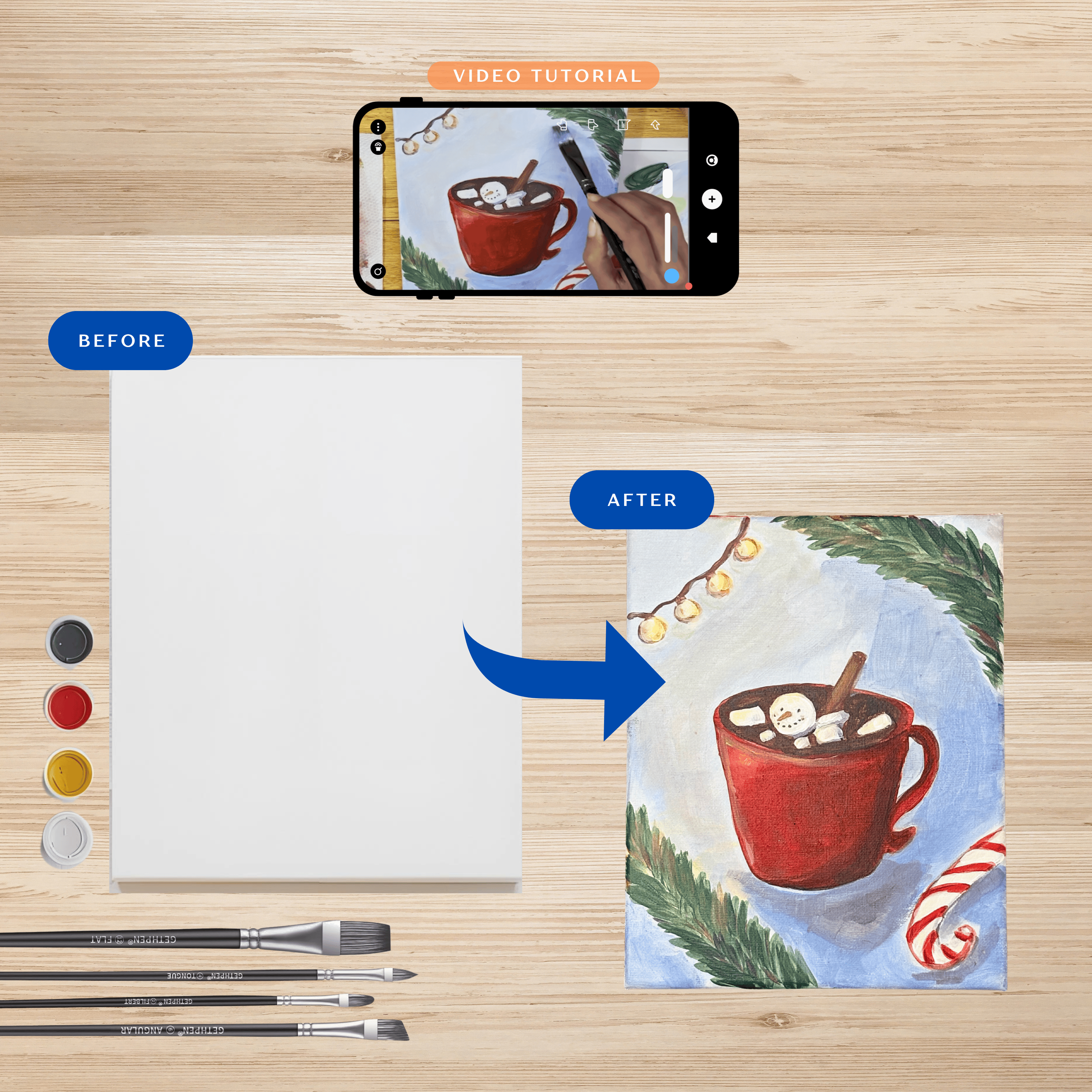 Holiday Limited Edition – 9-Piece Painting Kit