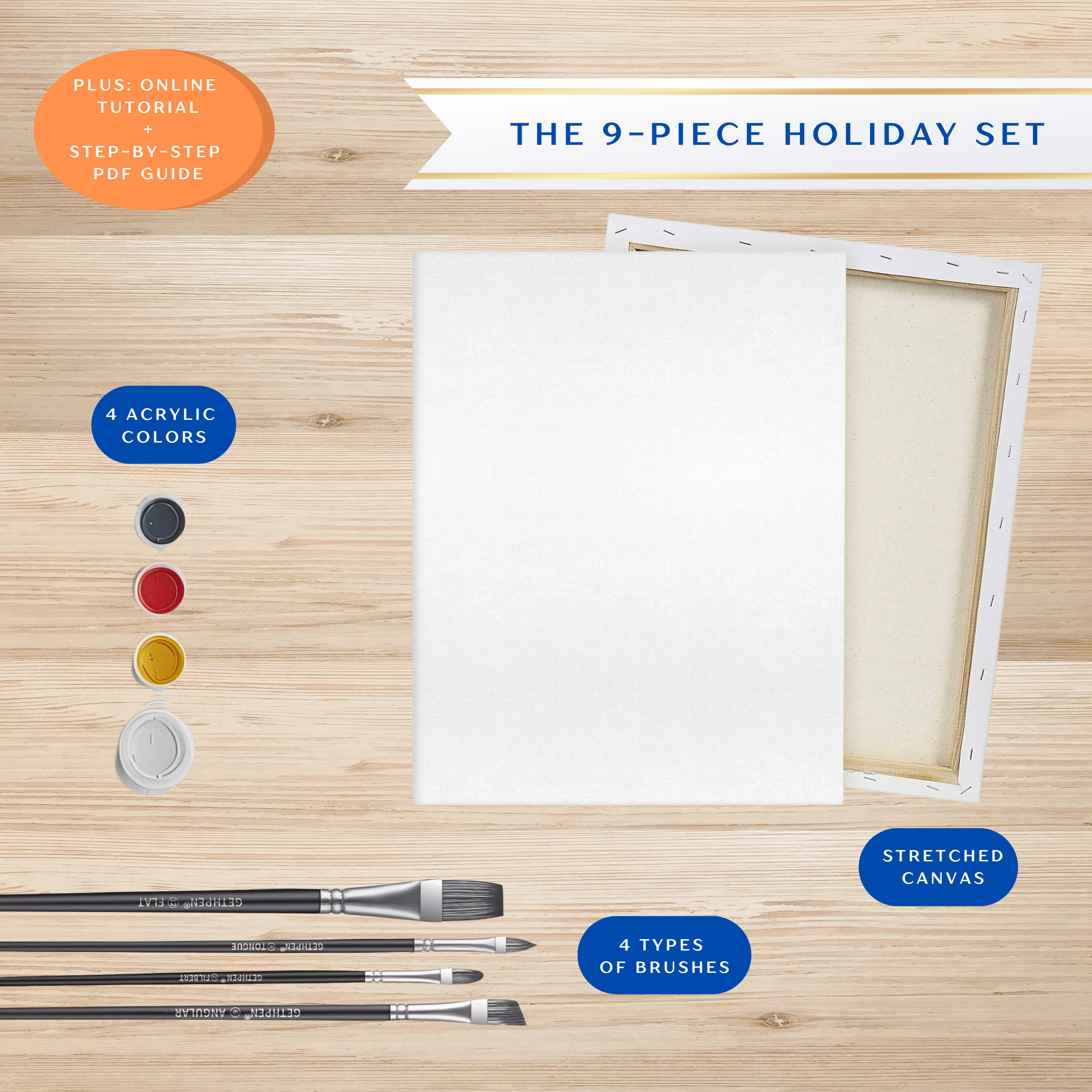 Holiday Limited Edition – 9-Piece Painting Kit